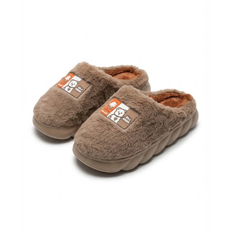 Keep your child warm and comfortable at home with these boys’ plush indoor mule slippers. Designed with a soft furry upper and a cushioned lightweight sole, these slippers provide all-day comfort for indoor use. The easy slip-on mule design makes them perfect for kids, while the anti-slip outsole ensures safer walking on tiles and floors. Ideal for winter, daily home wear, and cozy relaxation.